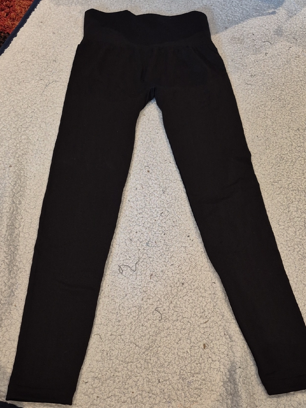 Warners L/XL Black Shapewear Leggings